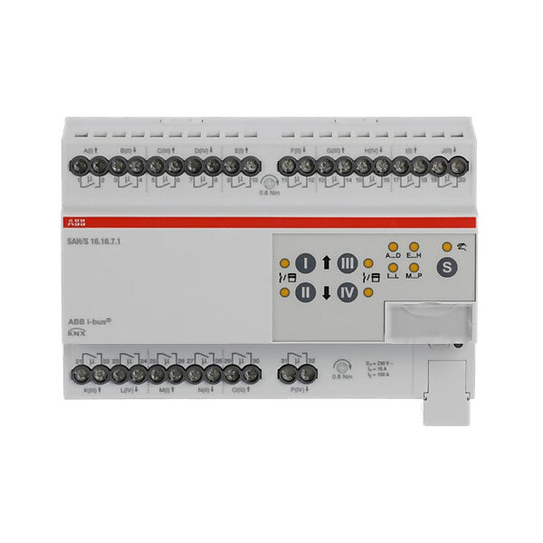 ABB Schalt-/Jalousieaktor 16fach 16A, REG SAH/S16.16.7.1
